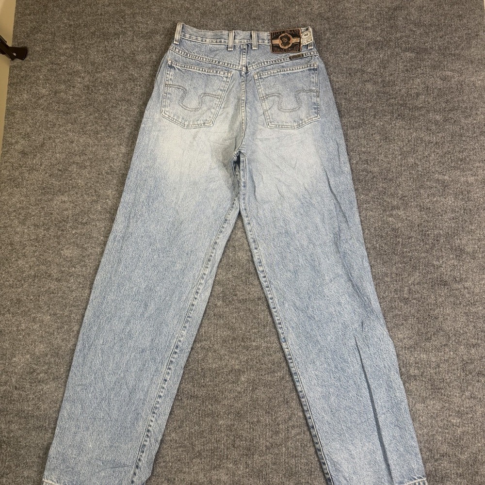 Vintage Lucky Brand Dungarees Jeans Men 30x34 Blue Baggy Gene Montesano USA Made